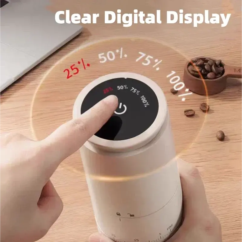 Portable Electric Coffee Grinder GoBrewly